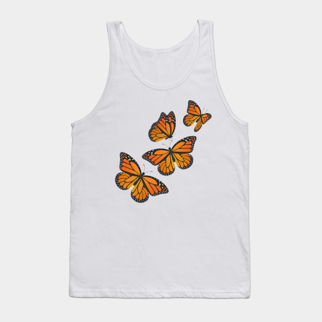 Monarch Butterflies Tank Top by Melon Street